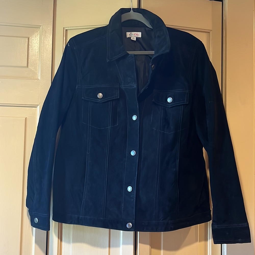 Women’s Black Suede Jacket Never Worn